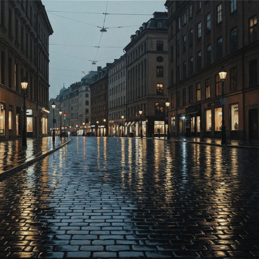 Rainy Evening, Stockholm by Sofia Lindberg